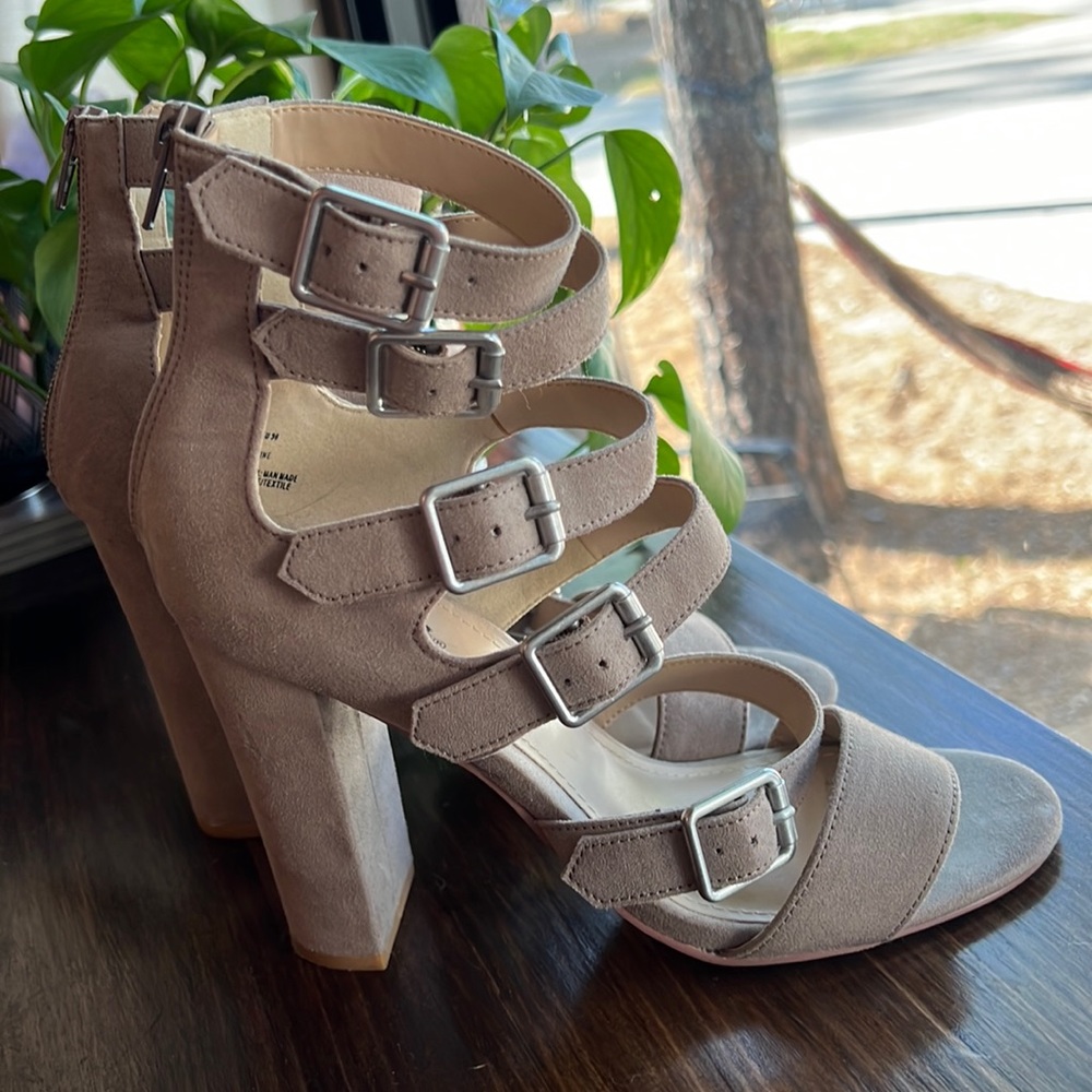 Strappy heels